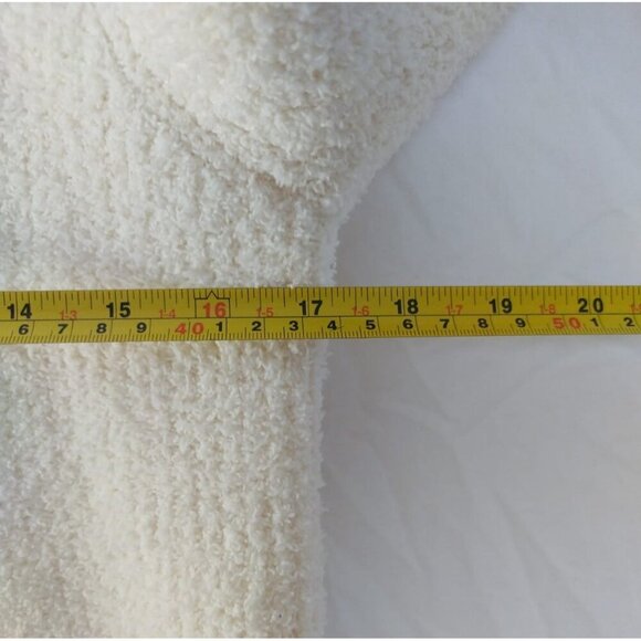 Women's Cozy Art Class Recycled Polyester Cream Hooded Sweater, XXL (18), NWT - Picture 4 of 6